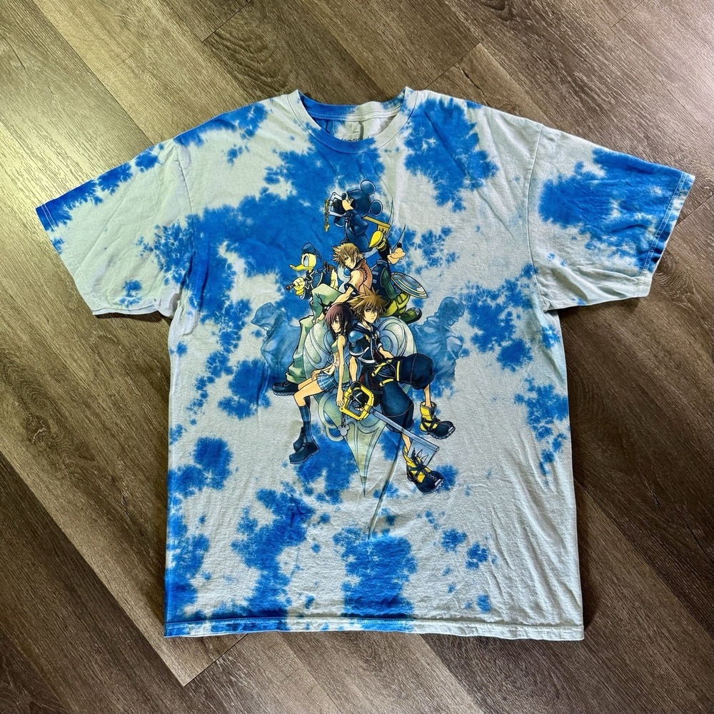 Kingdom Hearts Shirt Size XL Riku Sora Hot Topic Square Enix